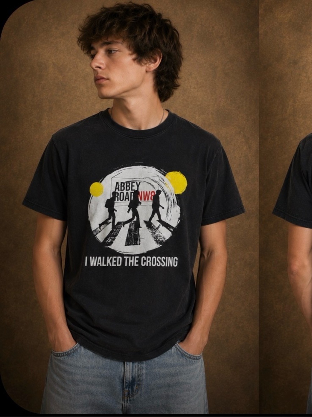 Men's Black Graphic Tee